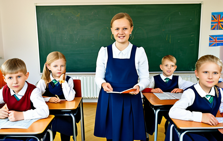 라트비아 교육 제도 - Vocational Training in Latvia**

"A vocational school setting in Latvia. A group of fully clothed yo...
